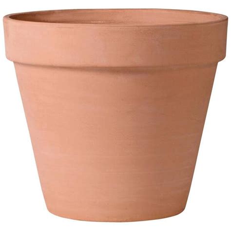 Pennington 6 In Terra Cotta Whitewash Clay Pot 100544045 The Home Depot