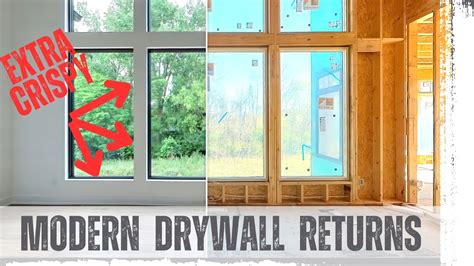 New Trend No Window Trim How To Tackle Modern Drywall Returns