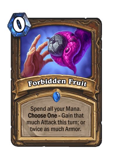 Forbidden Fruit Hearthstone Hs Cards