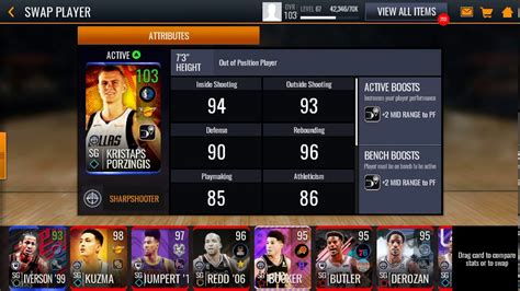 Ovr Kristaps Porzingis Gameplay Youtube