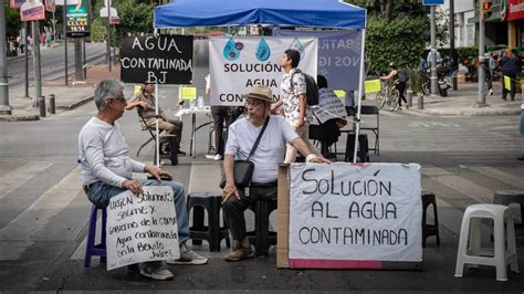 Vecinos Afectados Por La Contaminación Del Agua En Benito Juárez Exigen Indemnizaciones Al