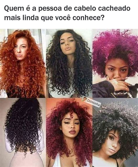 Quem é a pessoa de cabelo cacheado mais linda que você conhece Memes