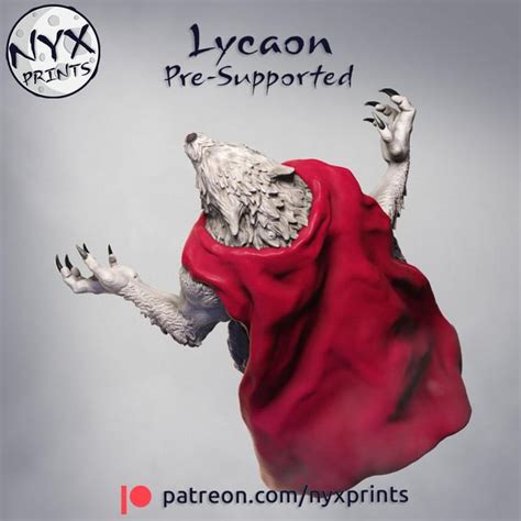 Lycaon the King of Arcadia. : r/PrintedMinis