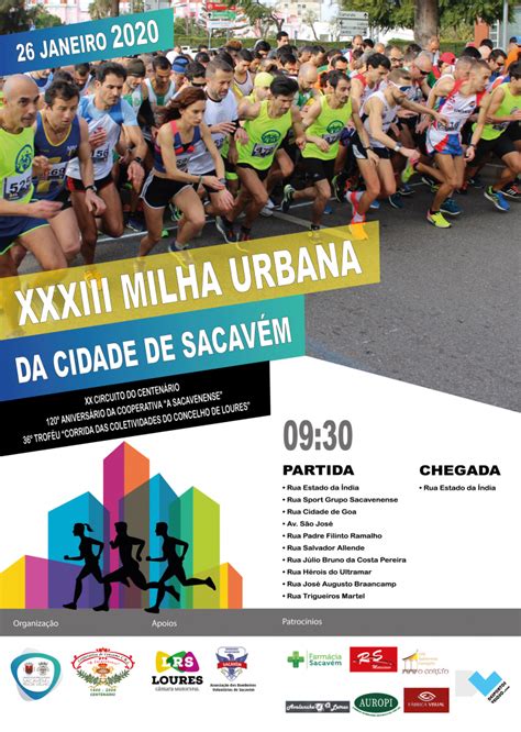 Xxxiii Milha Urbana Da Cidade De Sacav M Janeiro Uni O Das