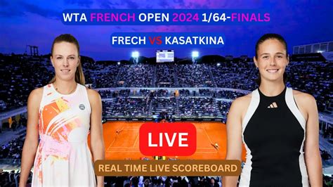 Magdalena Frech Vs Daria Kasatkina LIVE Score UPDATE Today Tennis 2024