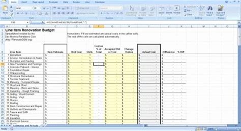 50 Building A House Cost Spreadsheet Ufreeonline Template