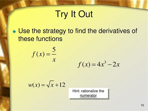 Ppt Definition Of The Derivative Powerpoint Presentation Free