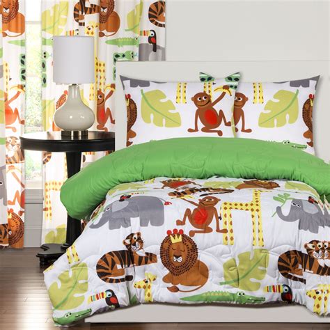 Crayola Jungle Love Comforter Set Kids Comforter Sets Comforter Sets