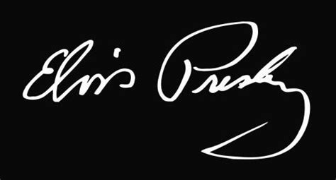 Signature Of Elvis Presley Dibujos Animados Populares Logos De