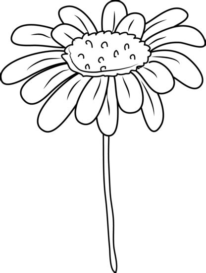 Free Black And White Daisy Clipart, Download Free Black And White Daisy ...