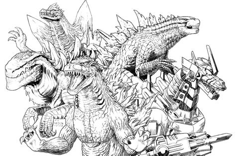 Godzilla Coloring Pages Titanosaurus