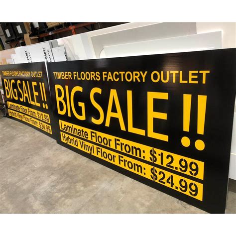 Corflute Sheet Sign Board With Printing Big Banner Australia