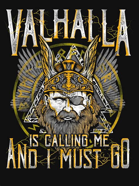 Valhalla Is Calling T Shirt For Sale By Sinjy Redbubble Viking T