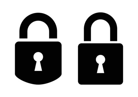 Locked Padlocks Vector Art Stock Images Depositphotos