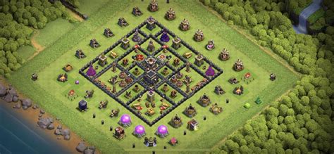 Just created my own Trophy/War base, how horrible is it? : r/ClashOfClans