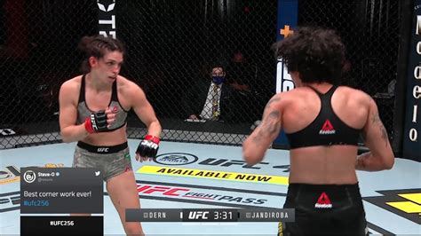 Mackenzie Dern vs Virna Jandiroba full fight video highlights UFC 256