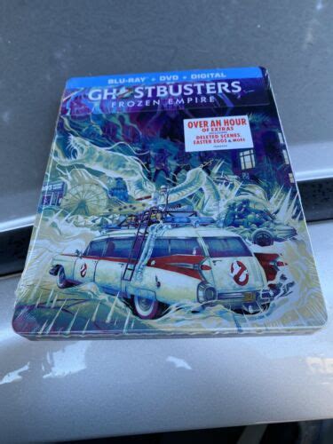 Ghostbusters Frozen Empire Steelbook Blu Ray Dvd Digital Factory Sealed Ebay