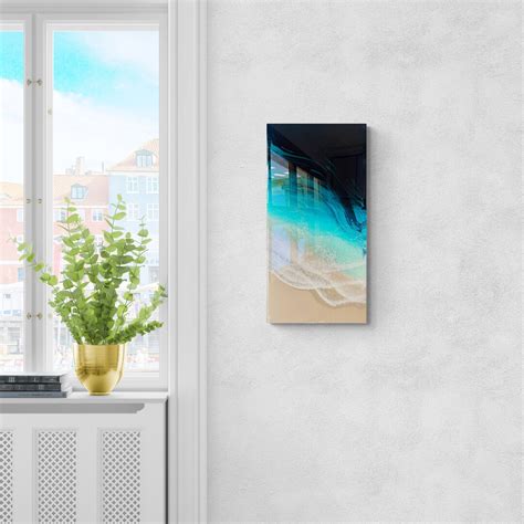 Resin Painting Moana Ocean Resin Art Epoxy Resin Beach 3d Wall Art