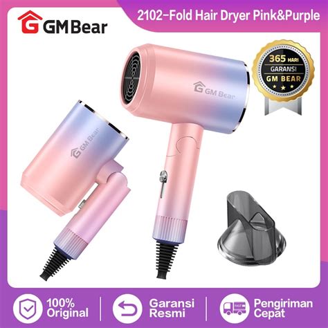 Jual Gm Bear Hair Dryer Pengering Rambut Lipat Professional Multifungsi