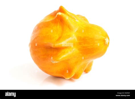 Orange decorative pumpkin Stock Photo - Alamy