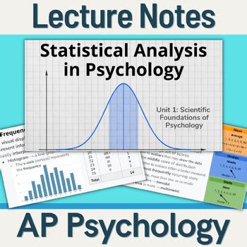 AP Psychology Lecture Notes Statistical Analysis Unit 1 5 TPT