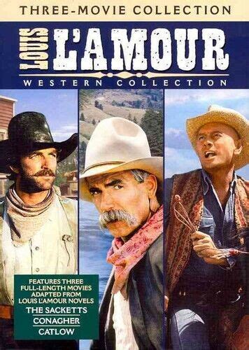 Louis L Amour 3 Movie DVD Western Collection Sam Elliott Tom Selleck