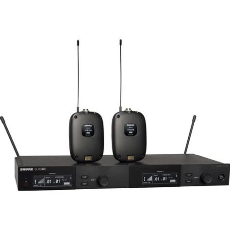 Shure Slxd D Dual Channel Digital Wireless Bodypack System With No