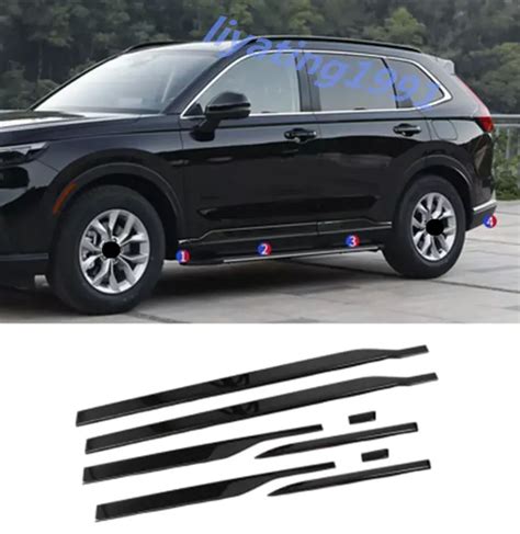 For Honda Cr V Crv Black Titanium Door Side Body Molding