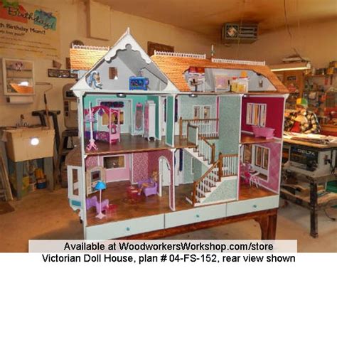 Victorian Barbie Doll House Woodworking Plan Woodworkersworkshop