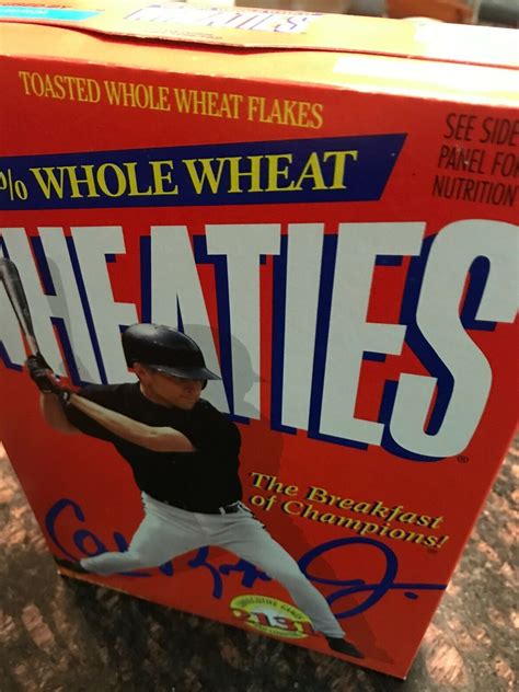 Cal Ripken Wheaties Rare Error Box Unopened Ebay