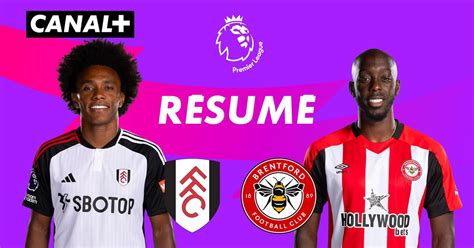 Le R Sum De Fulham Brentford Premier League J En