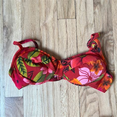 Hawaiian Tropic Bikini S Vintage Tropical Floral Gem