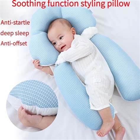 Newborn Baby Pillow Head Shaping Pillow Bedding Set Prevent Flat Head ...