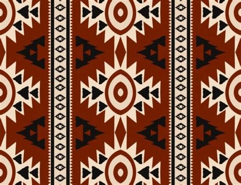 Ikat African Tribal Geometric Pattern Graphic By Parinya Maneenate