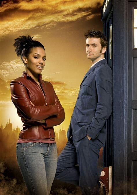 Freema Agyeman Martha And David Tennant Ten Doctor Who Tv Doctor