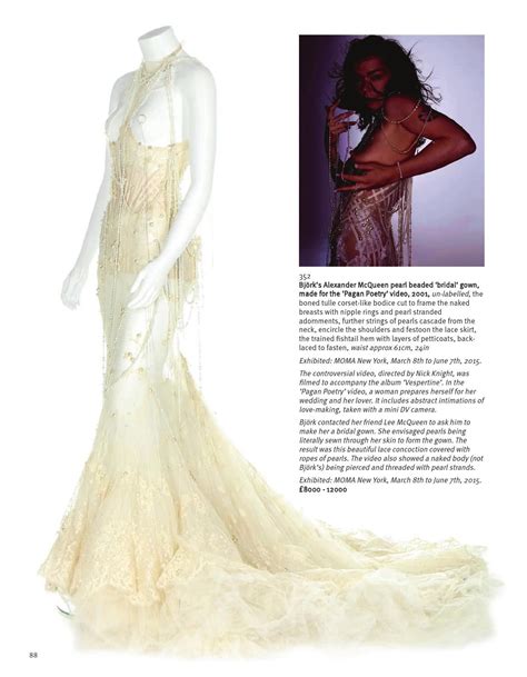 Bjork Pagan Poetry Dress Nick Knight Alexander Mcqueen Alexander