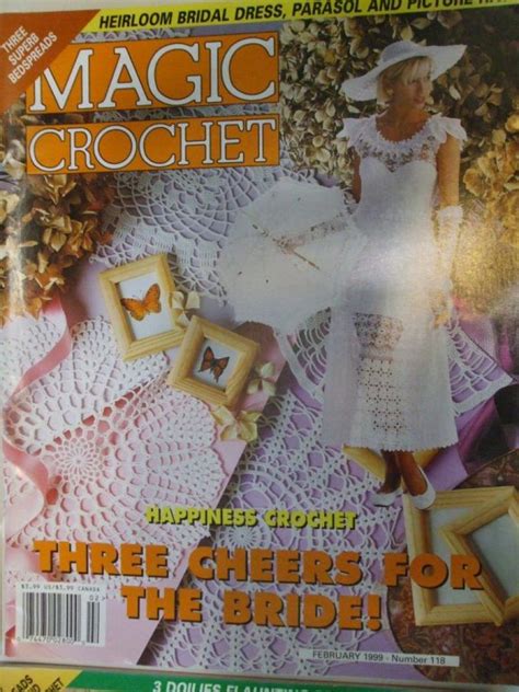 Magic Crochet Magazines Patterns 1990 1999 Prices Us Incl Ship Us