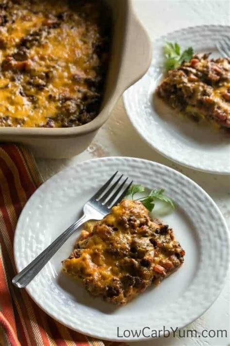 Easy Low Carb Yellow Squash Casserole With Taco Flavor Low Carb Yum