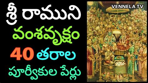 శర రమన వశవకష 40 తరల పరవకల పరల VENNELA TV YouTube