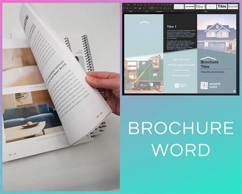 Comment créer une brochure sur Word Avec Microsoft Office PRINTOCLOCK