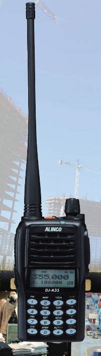 Walkie Talkie DJ A35 Alinco UHF Per Aeroporto Portatile