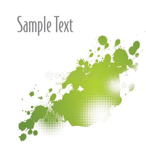 Green splatter background stock vector. Illustration of messy - 9830037