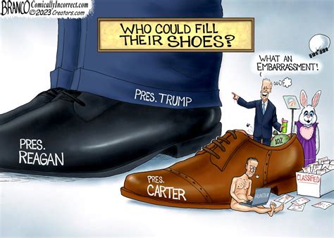 A.F. Branco Cartoon - Big Shoes To Fill - Comically Incorrect