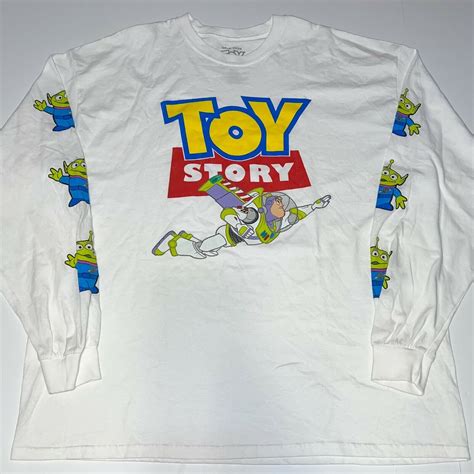 Disney Pixar Toy Story Buzz Lightyear Aliens Long Sle… - Gem