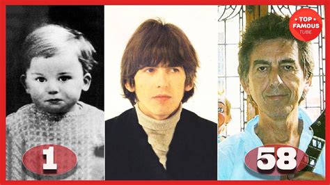 George Harrison Transformation ⭐ From 1 To 58 Years Old Youtube