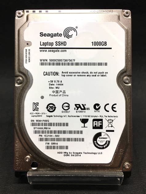 Yahoo オークション 1 SSHD正常動作品 Seagate Laptop 1000GB S