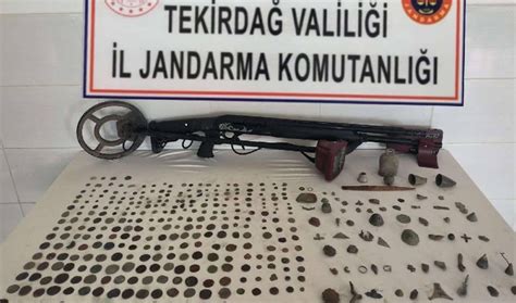 Tarihi eser kaçakçılığı operasyonu 76 obje ve 312 sikke ele geçirildi