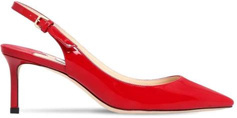 Jimmy Choo 60mm Erin Patent Leather Slingback Pumps Slingback Pump