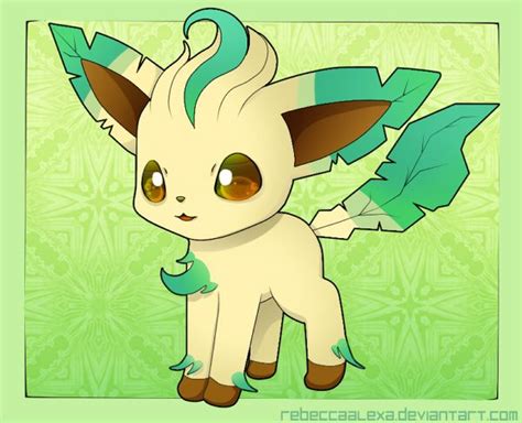 Leafeon Chibi By Rebeccaalexa On Deviantart Cute Pokemon Wallpaper