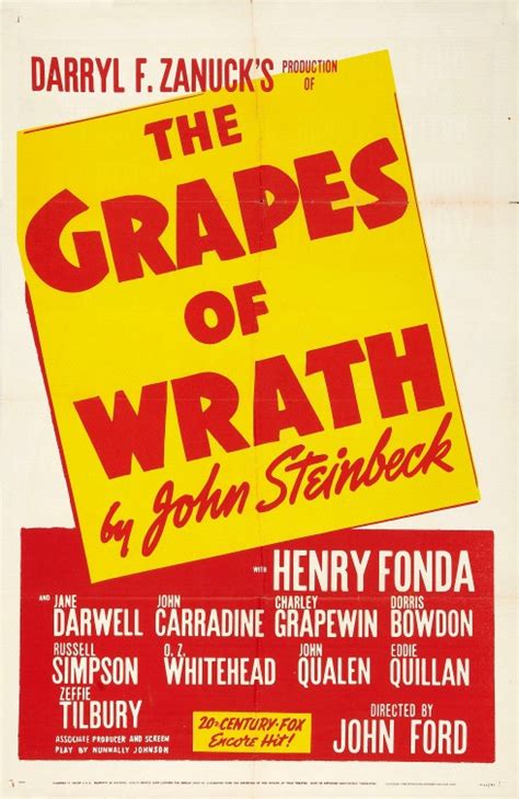 The Grapes of Wrath Movie Poster (#1 of 2) - IMP Awards